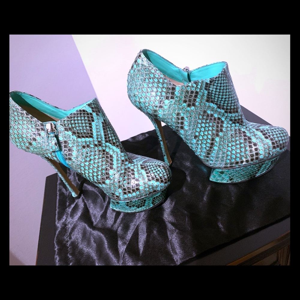 Nicholas Kirkwood Python Ankle Boots - image 1